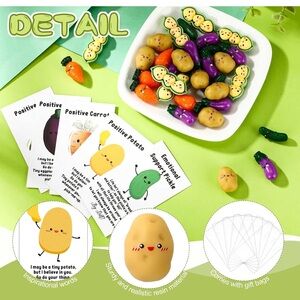 $2 Cute Vegetable and Fruit Emotional Support New  $2 WITH ANY $10 ORDER OR MORE